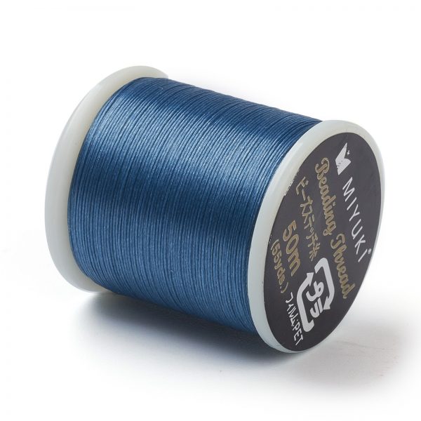 NWIR B001 17 1 Miyuki Steel Blue #17 Beading Nylon Thread B 330 DTEX 50 meters (54.6 yards)