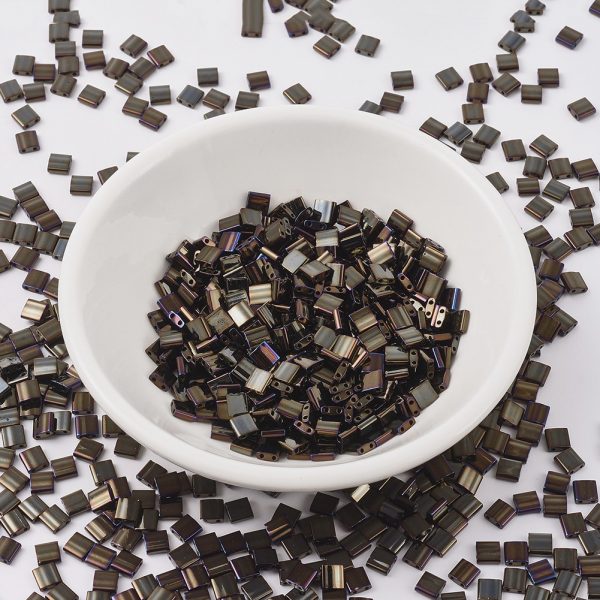 MIYUKI TILA TL458 Metallic Brown Iris Seed Beads