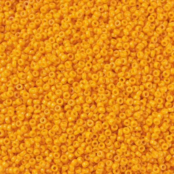 #4454 miyuki pumpkin beads