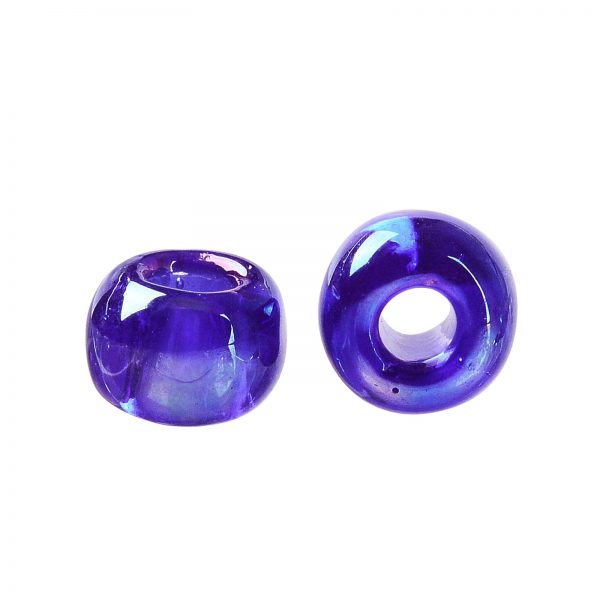 SEED TR08 0087 2 TOHO #87 8/0 Transparent AB Cobalt Round Seed Beads, 450g/bag