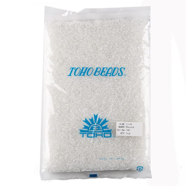 SEED TR11 0161 4 TOHO #161 11/0 Transparent AB Crystal Round Seed Beads, 450g/bag