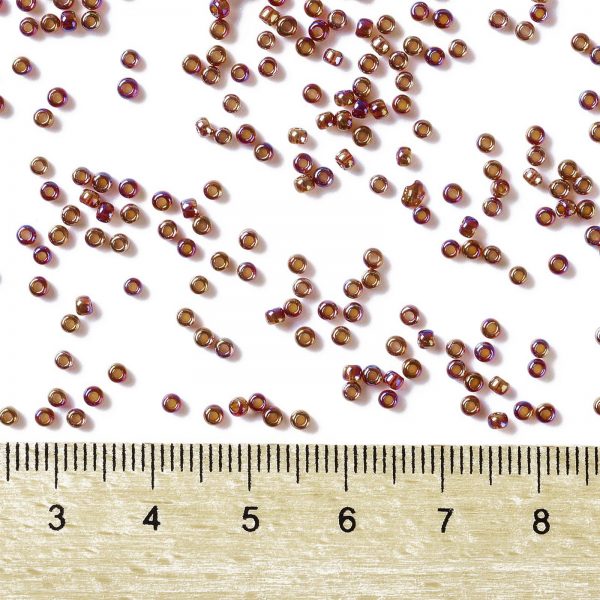 SEED TR11 0165D 3 TOHO #165D 11/0 Transparent AB Ruby Hyacint Round Seed Beads, 10g/bag