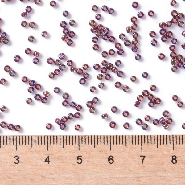 SEED TR11 0166C 3 TOHO #166C 11/0 Transparent AB Amethyst Round Seed Beads, 450g/bag