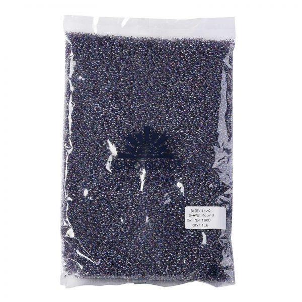 SEED TR11 0166D 4 TOHO #166D 11/0 Transparent AB Sugar Plum Round Seed Beads, 450g/bag