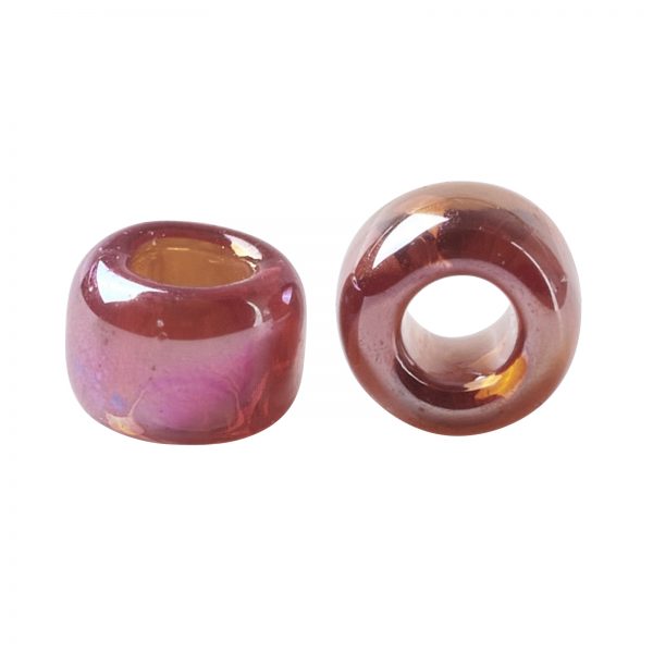 SEED TR15 0165C 2 TOHO #165C 15/0 Transparent AB Ruby Round Seed Beads, 10g/bag