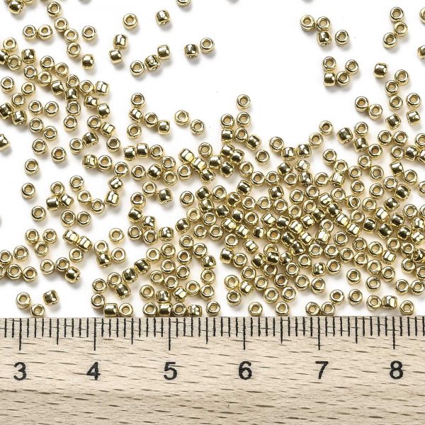 SEED XTR11 PF0557 2 TOHO #PF557 11/0 Permafinish Opaque Galvanized Starlight Round Seed Beads, 50g/bag