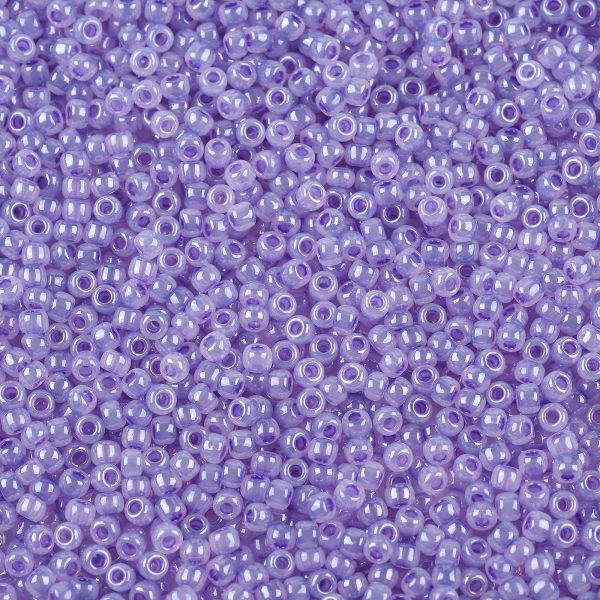 X SEED TR11 0916 1 TOHO #916 11/0 Lavender Ceylon Pearl Round Seed Beads, 450g/bag