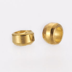 gold end beads