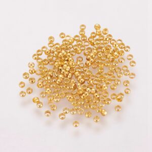 Gold Crimp Beads