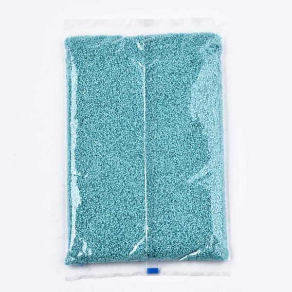 SEED T2CUT 15 55 4 TOHO #55 Hexagon Seed Beads 15/0 - Opaque Turquoise, 450g/bag