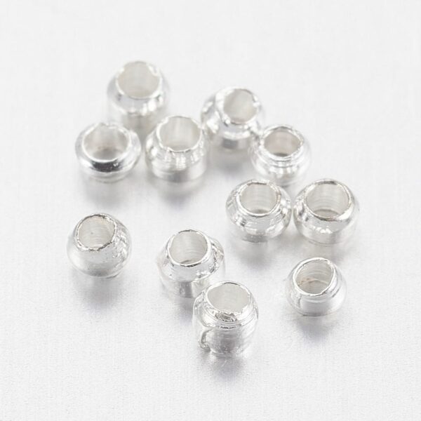 Silver End Beads