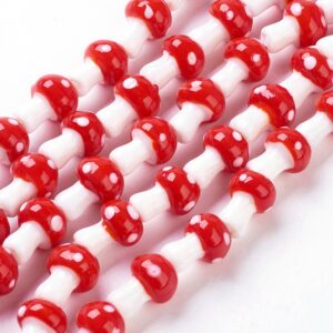 Red Spacer Beads