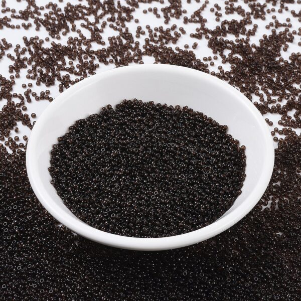 SEED JP0008 RR0135 MIYUKI 11-135 Round Rocailles Beads 11/0, RR135 Transparent Root Beer, 10g/tube
