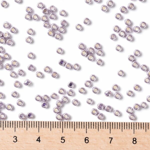 X SEED TR08 0554 3 TOHO #554 8/0 Galvanized Lavender Round Seed Beads, 10g/bag