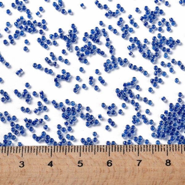 SEED TR15 0189 3 TOHO #189 15/0 Luster Crystal Caribean Blue Round Seed Beads, 10g/bag